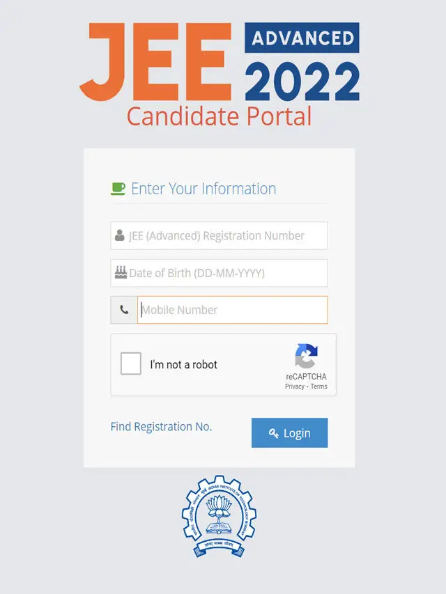 JEE Advanced Admit Card 2022