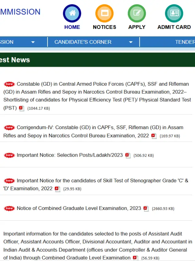SSC GD 2023 Result released