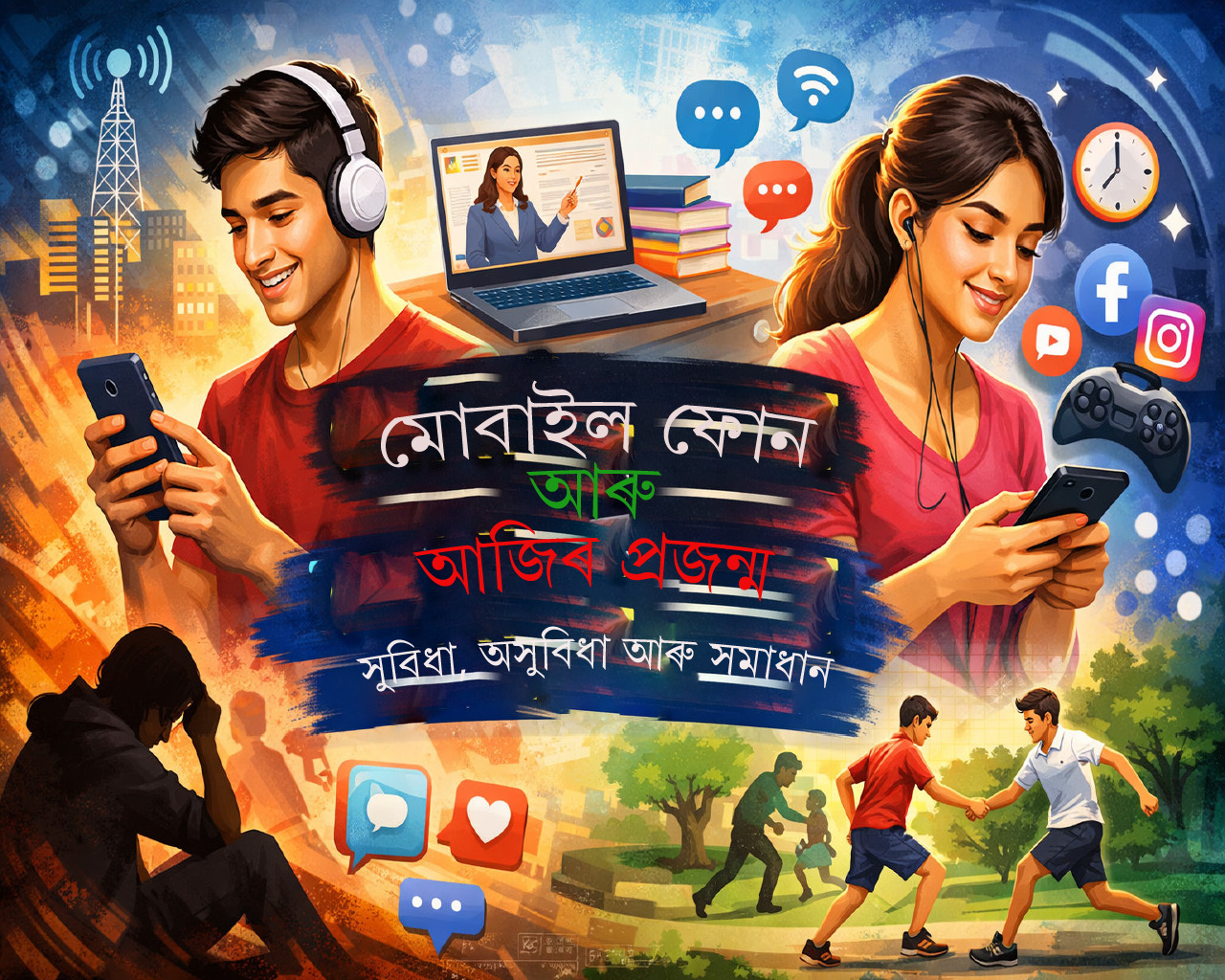 মোবাইল ফোন আৰু আজিৰ প্ৰজন্ম
